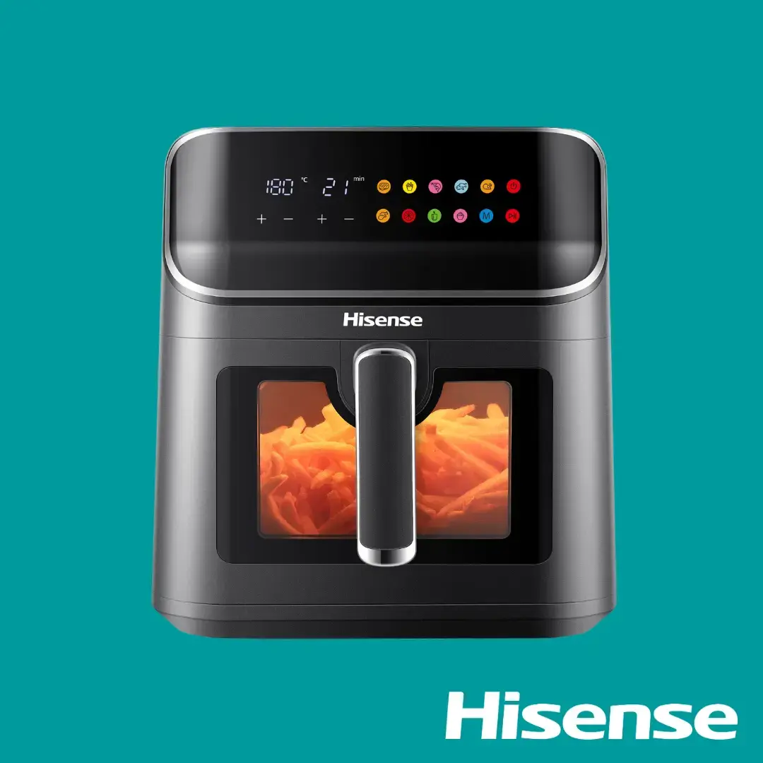 Friteuse à air Hisense 6,7 Litres 1350W (H06AFBS2S3)