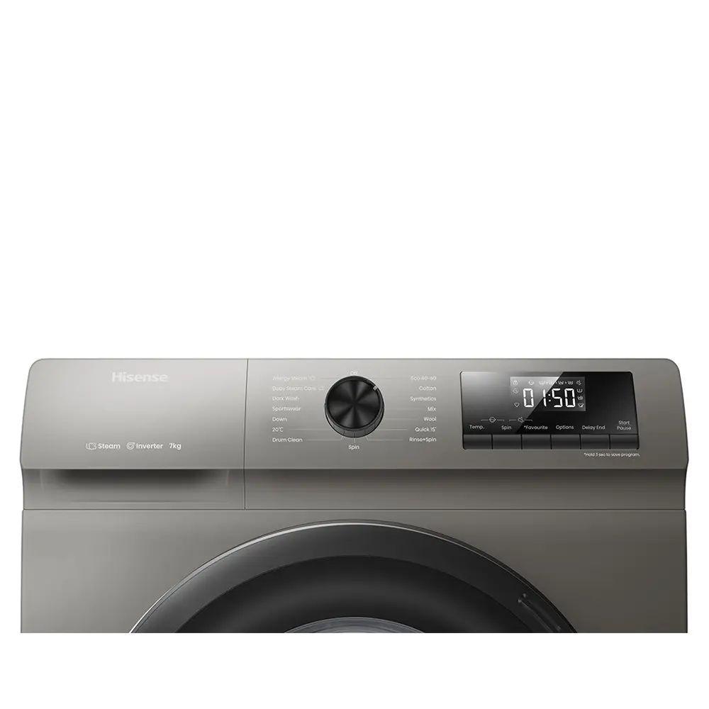 Machine à laver Hisense 7 kg Frontal-Automatique INVERTER Modèle : WM 7012 WFQP