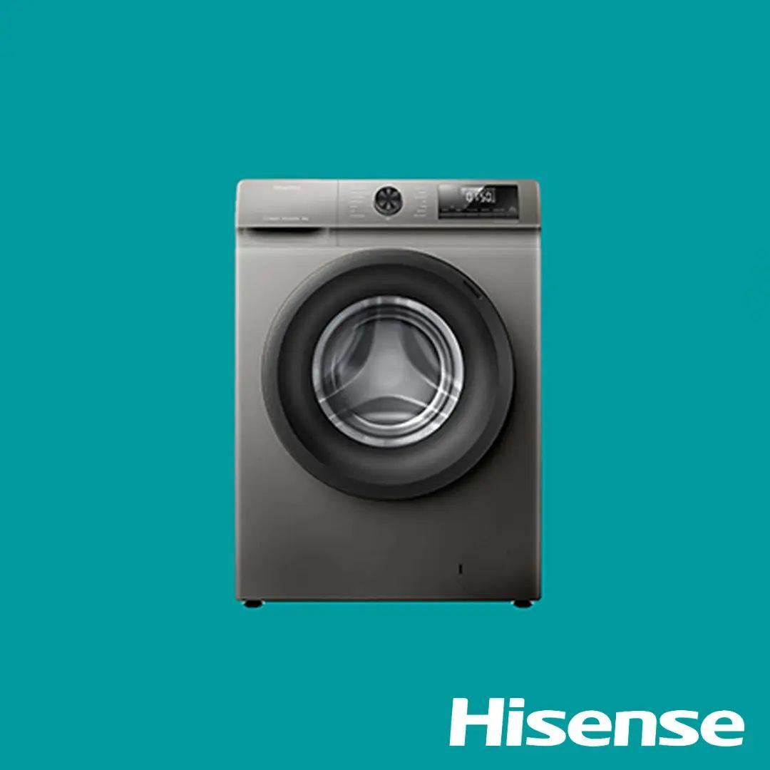 Machine à laver Hisense 8 kg Frontal-Automatique INVERTER Modèle : WM 8014T WFQP